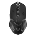 Generic Vertux Sensei Gaming Mouse Ergonomic Optical Wired Smart LED Lights Black Colour